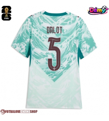 Portugalsko Diogo Dalot #5 Venkovní Dres pro Dámy MS 2026 Krátkým Rukávem